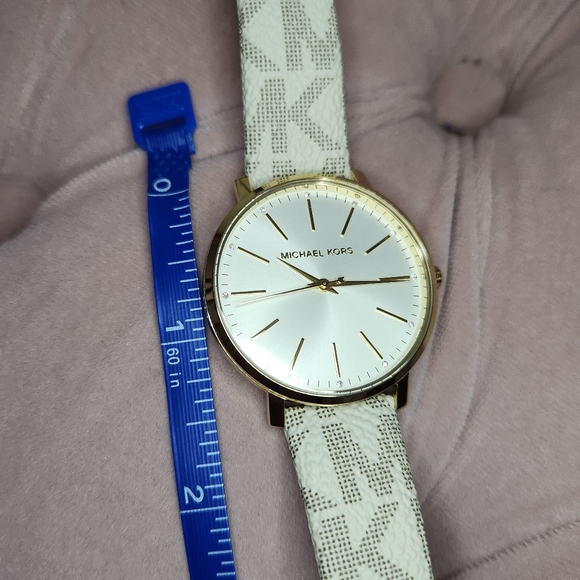 Michael Kors Monogram Strap Watch - Picture 8 of 9